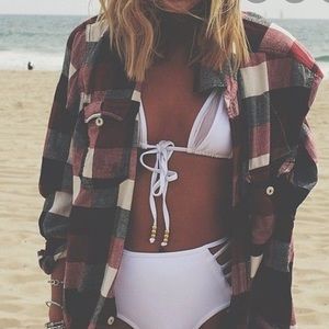 Upcycled Oversized Boyfriend Flannels S-3X Top